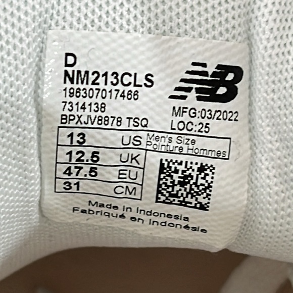 New Balance 213 White & Forest Green Skate Shoes Size 13 - Picture 10 of 11